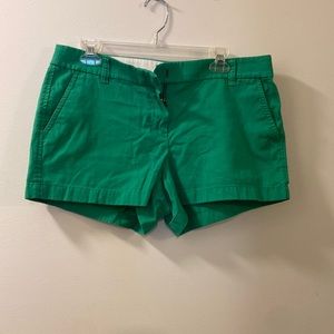 J. Crew 3.5” size 10 Chino Shorts in Modern Clover